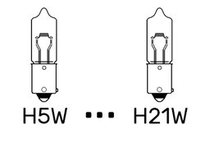Лампи H5W ... H21W