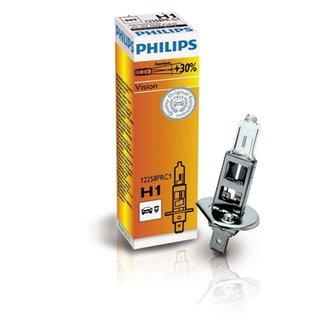 philips-12258prc1 Лампа H1 Vision +30% P14,5S 12V 55W	