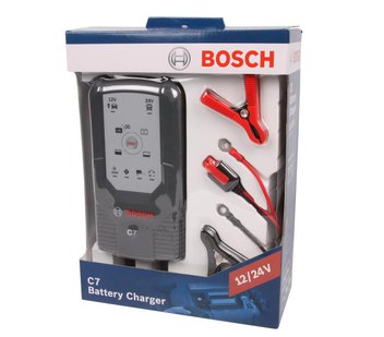 bosch-018999907m Зарядний пристрій C7 (12V/24V) (для аккум. ємністю від 14Ah до 230 Ah) 7A (знято з постачання)