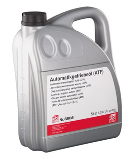 febi-38935 Олива трансмісійна ATF Tiptronic VAG (5L) (оригінал тільки для 6 східчастих АКПП) (жовтий)