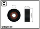 caffaro-29800 25.5x17x65 Натяжной ролик ремня