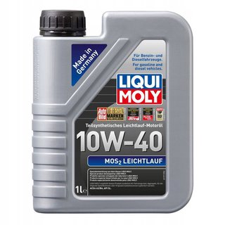 liqui-moly-2626 Моторне мастило MOS2 LEICHTLAUF SUPER 10W-40, 1L, A3/B4
