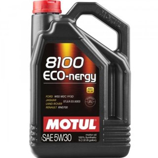 motul-812306 Олива 5W30 ECO-nergy 8100 (5L) (WSS M2C 913D/RN0700/STJLR.03.5003) (102898)