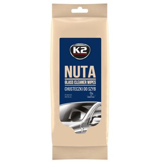 k2-k500 Серветки вологі для очищення скла та скляних поверхонь NUTA WIPES
