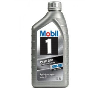 mobil-5w501lpeaklife Моторне мастило PEAK LIFE 5W50 1L, A3/B3, A3/B4, VW 505 00/501 01, A40, МВ 229.1/229.3, BMW High Performance Diesel	