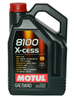 motul-5w405lxcess8100 Моторне мастило 5W40 5L X-CESS 8100