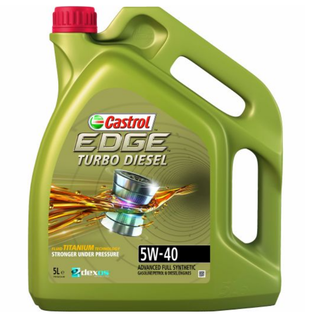 castrol-edge5w405lturbodiesel Моторне мастило EDGE TURBO DIESEL 5W40 5L 505.01