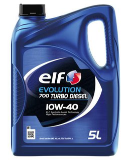 elf-10w405ldiesel Моторне мастило EVOLUTION 700 TURBO DIESEL 10W-40 5L, A3/B4, МВ 229.1, VW 501 01/505 00