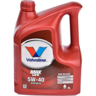 valvoline-872364 Мастило VALVOLINE 5W-40 MAXLIFE 4L