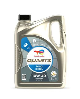 total-10w405lquartzdiesel Моторне мастило QUARTZ 7000 DIESEL 10W40 5L A3/B4, MB 229.1, VW 501.01/505.00, PSA B71 2294/B71 2300