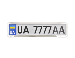 Рамка CarLife під номер, нержавіюча
