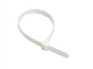 carlife-48x400white Хомути пластикові білі