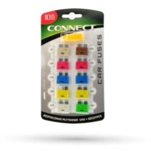 connect-040103 Запобіжники UNI (10шт) + щипці