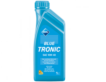 aral-10w401lbluetronic Моторне мастило BLUE TRONIC 10W40 1L, A3/B4, 9.55535 D2, МВ 229.1, VW 505 00/501 01	