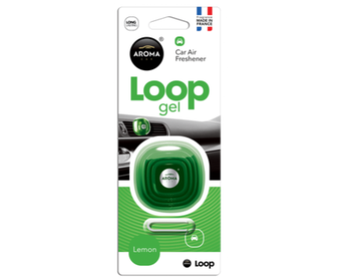 aroma-63116 Ароматизатор автомобільний LOOP Gel Lemon