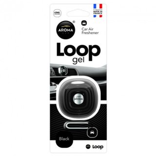aroma-63113 Ароматизатор автомобільний LOOP Gel Black
