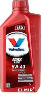 valvoline-872363 Мастило VALVOLINE 5W-40 MAXLIFE 1L