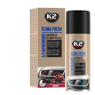 k2-k222ch Очищувач для системи кондиціонування Klima Fresh вишня аерозоль 150 мл