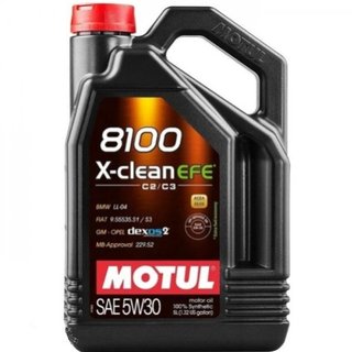 motul-5w305lxcleanefe Моторне мастило X-clean EFE 8100 5W30 5L BMW LL-04, Fiat 9.55535, МВ 229.52, GM dexos 2