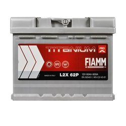 Автомобільний акумулятор FIAMM Titanium Pro 60Аh 600А L+ (лівий +)