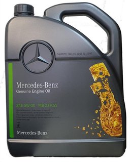 mercedes-benz-a000989950213 Мастило моторне, MB 229.52 5W-30 5L