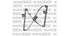 signeda-mx19030r Склопідіймач skoda fabia 08.99 - 02.07