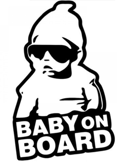 shopcar-sc0045 Наклейка "Baby on board"