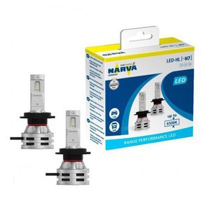 narva-180333000 Автолампа H7 12/24V 24W PX26d Performance LED (к-кт 2шт) (6500K)