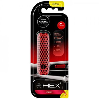 aroma-83580 Ароматизатор на дефлектор Car Hex 10g CHERRY