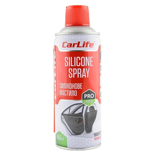 carlife-cf450 Мастило силіконове CarLife Silicone Spray, 450мл CF450
