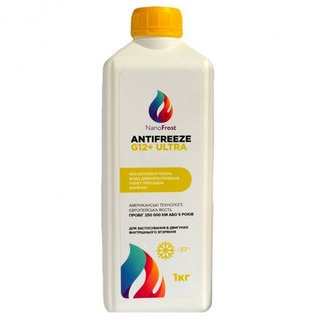 nanofrost-g12yellow1l Антифриз NanoFrost G 12+ ULTRA (жовтий) 1 кг
