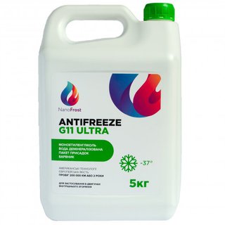 nanofrost-g11green5l Антифриз NanoFrost G11 ULTRA (зелений) 5 кг