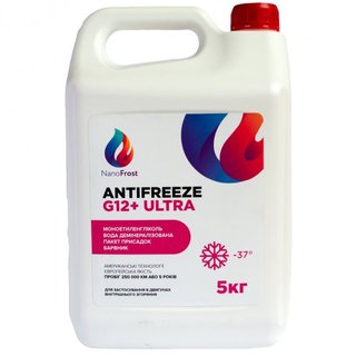 nanofrost-g12pink5l Антифриз NanoFrost G 12+ ULTRA (рожевий) 5 кг