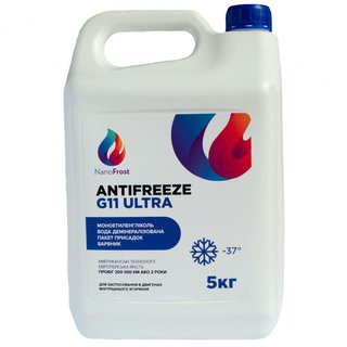 nanofrost-g11blue5l Антифриз NanoFrost G11 ULTRA (синій) 5 кг