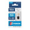 brevia-10208x2 LED автолампа Brevia S-Power W5W 150Lm 5x2835SMD 12/24V CANbus, 2шт