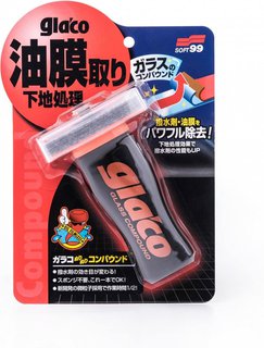 soft99-10308 Очисник скла абразивний SOFT99 GLACO Glass Compound Roll On 100мл