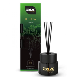 k2-r453 Аромадифузор з паличками ERLA Home Ritha "Чисте повітря" 100 мл