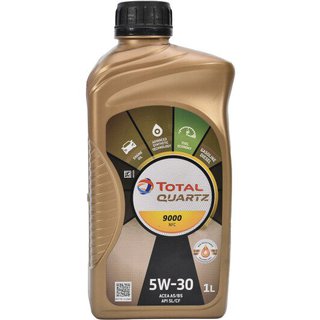 total-5w301l9000nfc Моторне мастило QUARTZ 9000 NFC 5W30 1L, A5/B5,API-SL/CF,WSS M2C-913B,WSS M2C-913C