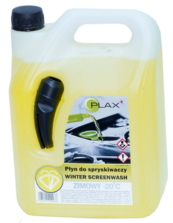 plax-wsy5l Омивач скла зимовий 5л -20°С PLAX (з лійкою) (жовтий)