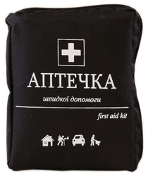 Аптечка AMA-1 (в тканинному чорному футлярі) (19позицій)
