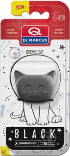 drmarcus-946 Ароматизатор Dr. Marcus Cosmic Cat Black (Чорний) підвісний; на дефлектор