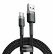 Кабель Baseus Cafule Cable USB For Type-C 3A 1m Gray+Black