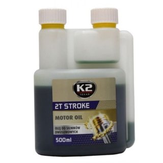 k2-o528greenml500e Олива моторна 2T STROKE MOTOR OIL GREEN 500 мл