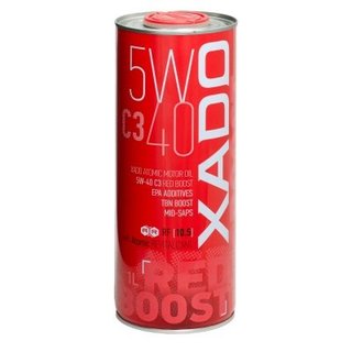 xado-xa26122 Моторна олива XADO Atomic Oil 5W-40 C3 RED BOOST 1L синтетична