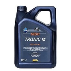Олива моторна Aral High Tronic M 5W40 4L Longlife LL-01, МВ 229.5, МВ 229.3, МВ 226.5, A40, RN0700, RN0710, VW 502 00, VW 505 00