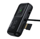 АЗП з FM-модулятором Baseus T Shaped S-16 Car Bluetooth MP3 Player Black