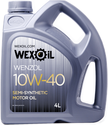 Моторне мастило WEXOIL 10W40 4L WENZOL
