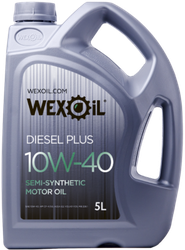 Моторне мастило WEXOIL 10W40 5L DIESEL PLUS