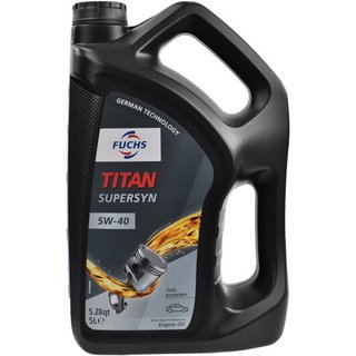 fuchs-titan5w405lsupersyn Олива моторна Titan SUPERSYN 5W-40 SL 5L