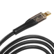 Кабель Essager Interstellar Transparent Design USB Charging Cable Type C to Lightning 1m black (EXCTL-XJ01-P)